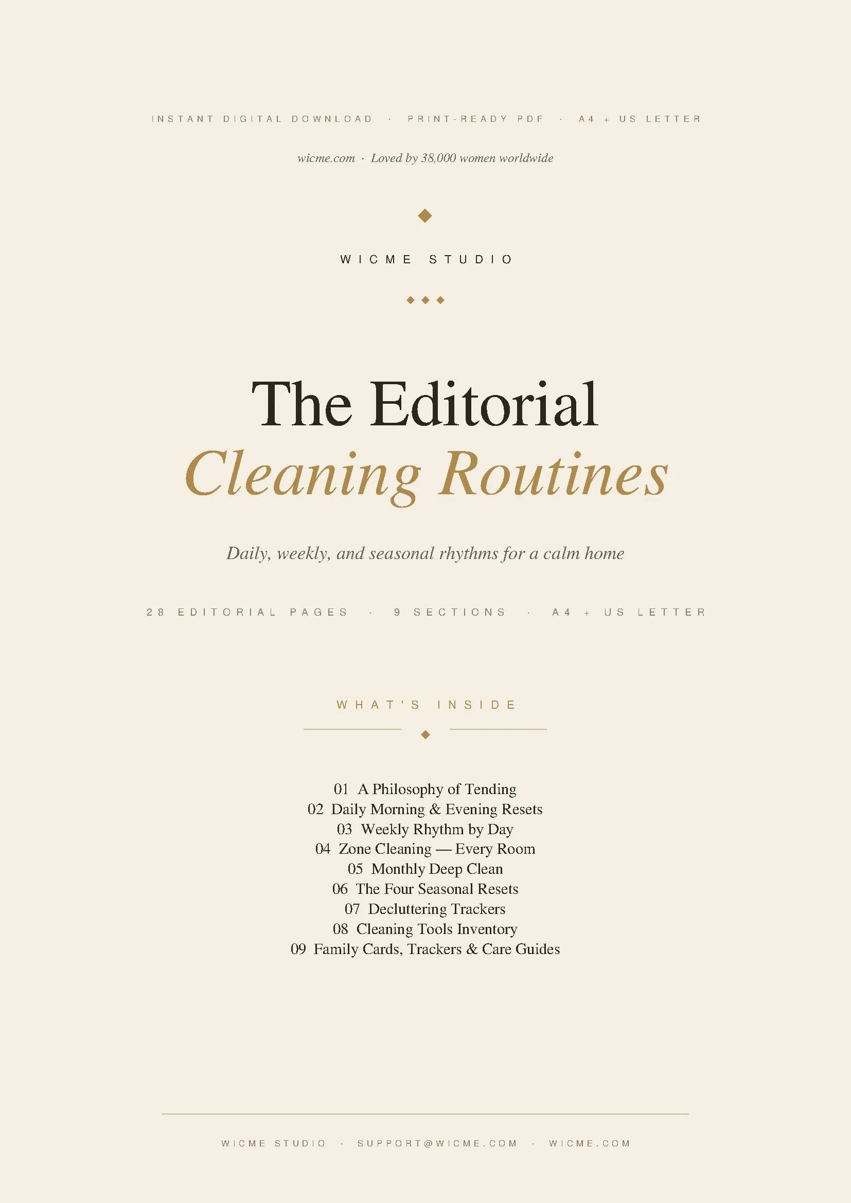 The Editorial Cleaning Routines — The opening