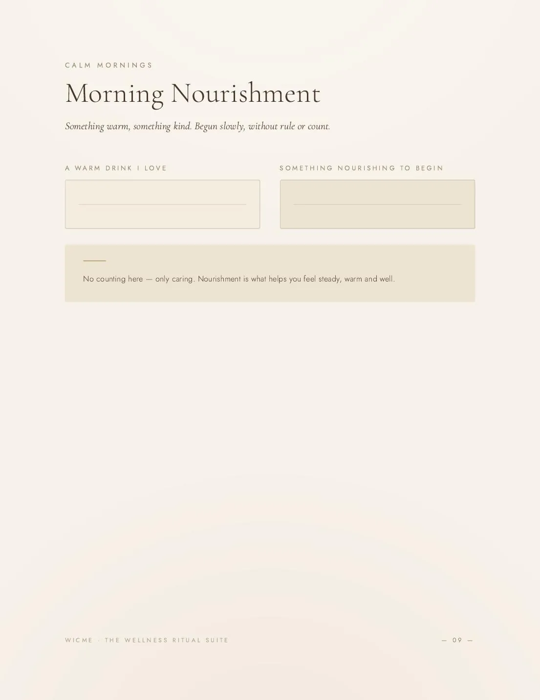 The Wellness Ritual Suite — Cycle + hormone tracker